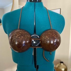 Real Coconut Bra for Polynesian Dance